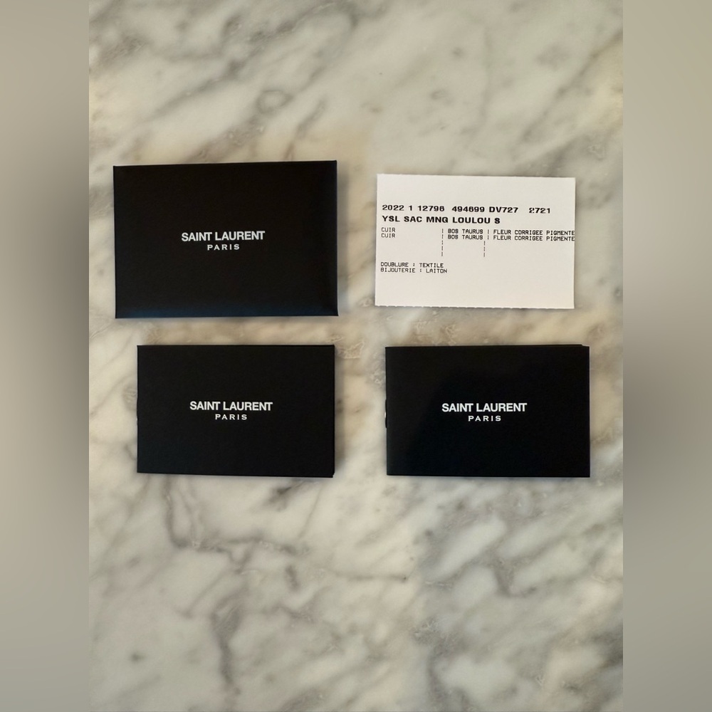 Saint Laurent Loulou Small Crossbody in Beige - Picture 10 of 17